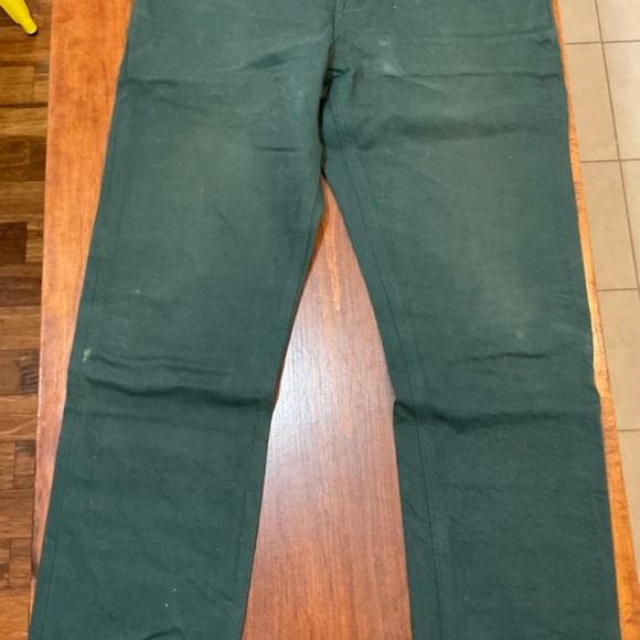 Left Field NYC Green Denim (American Made - Size 33) - Picture 6 of 6